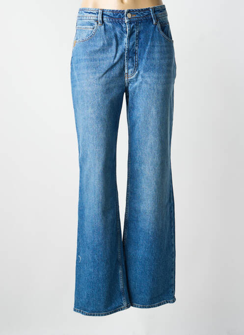 Jeans coupe droite bleu REIKO femme