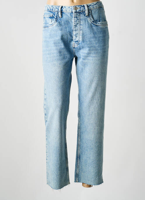 Jeans coupe droite bleu REIKO femme