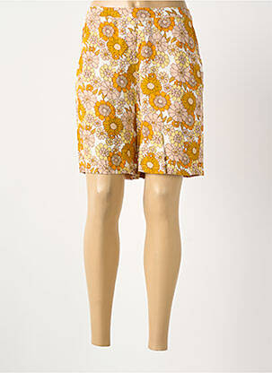 Short taille élastique taille haute jaune LES TROPEZIENNES PAR M.BELARBI femme