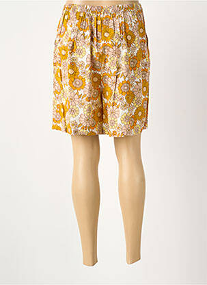 Short taille élastique taille haute jaune LES TROPEZIENNES PAR M.BELARBI femme