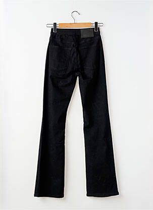Jean coupe flare stretch taille haute noir REIKO femme