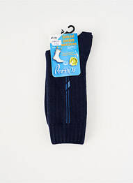 Chaussettes imprimé fantaisie bleu PERRIN homme