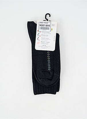 Chaussettes imprimé fantaisie noir PERRIN homme