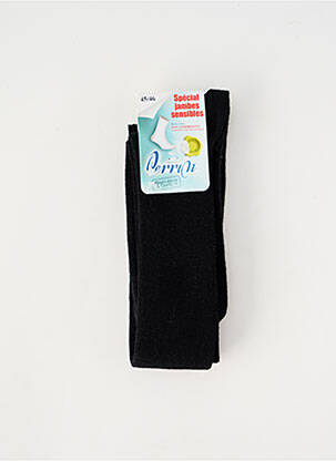 Chaussettes stretch noir PERRIN homme