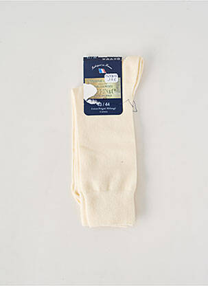 Chaussettes stretch beige PERRIN homme