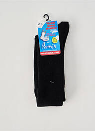 Chaussettes stretch noir PERRIN homme