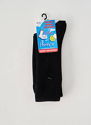 Chaussettes stretch noir PERRIN homme