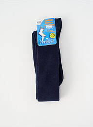 Chaussettes stretch bleu PERRIN homme