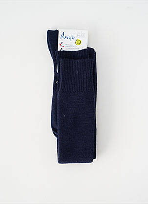Chaussettes stretch bleu PERRIN homme