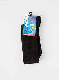 Chaussettes stretch marron PERRIN homme