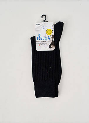 Chaussettes noir PERRIN homme