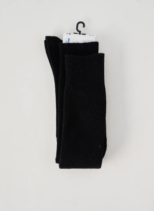 Chaussettes stretch noir PERRIN homme
