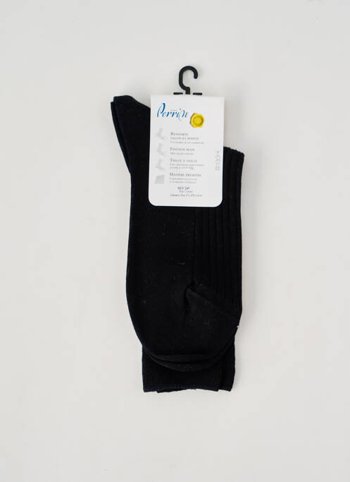 Chaussettes noir PERRIN homme
