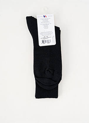 Chaussettes stretch noir PERRIN homme