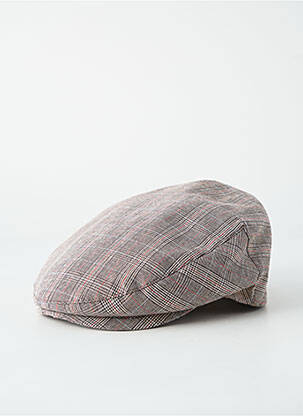 Casquette imprimé carreaux gris BOCAGE homme