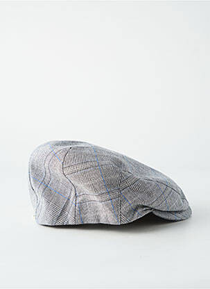 Casquette imprimé carreaux gris BOCAGE homme