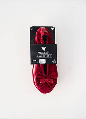 Chaussons/pantoufles semelle extérieure cuir talon plat jusqu'à 3cm violet GLOVE STORY femme