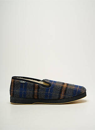 Chaussons/pantoufles bout rond bout rond bleu SEMELFLEX homme