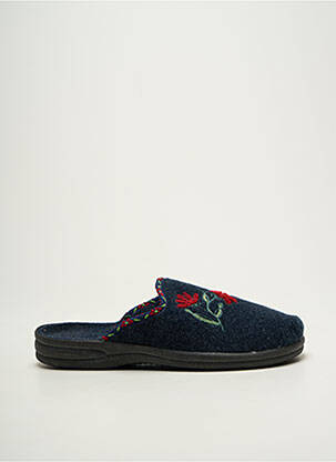 Chaussons/pantoufles  talon plat jusqu'à 3cm bleu FARGEOT femme