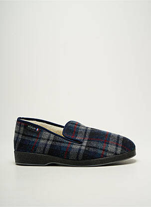 Chaussons/pantoufles bout rond bout rond bleu AIRPLUM homme