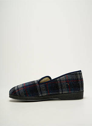 Chaussons/pantoufles bout rond bout rond bleu AIRPLUM homme