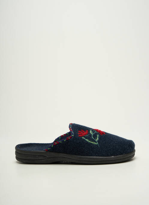 Chaussons/pantoufles  talon plat jusqu'à 3cm bleu FARGEOT femme