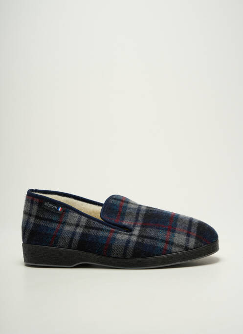 Chaussons/pantoufles bout rond bout rond bleu AIRPLUM homme