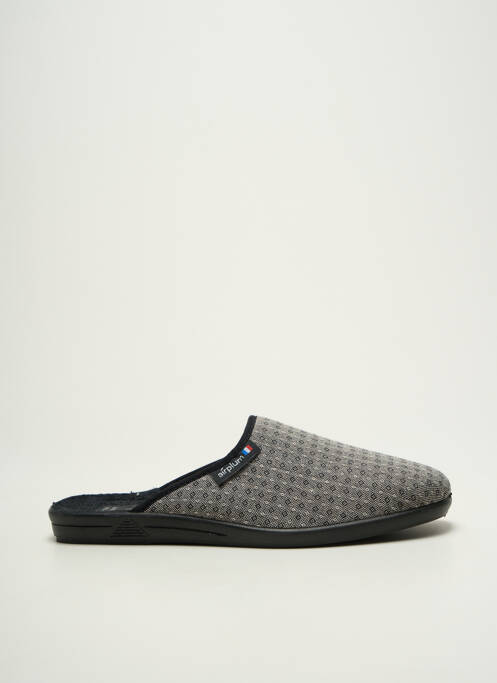 Chaussons/pantoufles voute plantaire talon plat jusqu'à 3cm gris AIRPLUM femme