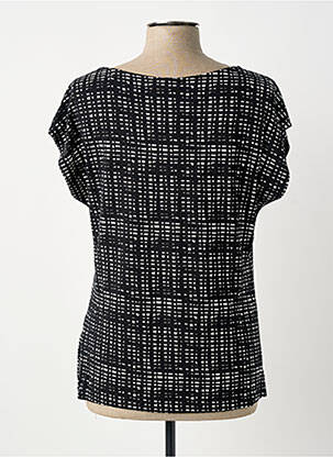 Top stretch manches courtes noir SHEEGO femme