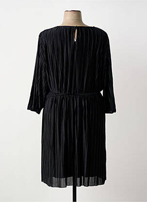 Robe mi-longue manches longues manches longues noir DAMART femme