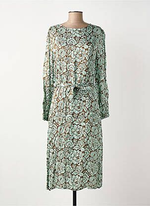 Robe mi-longue bleu LE PETIT BAIGNEUR femme