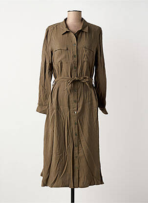 Robe mi-longue vert LE PETIT BAIGNEUR femme