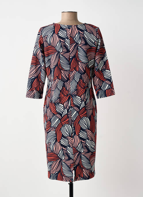 Robe mi-longue manches longues manches longues noir DAMART femme