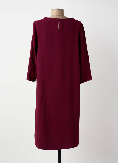 Robe mi-longue manches longues manches longues violet DAMART femme
