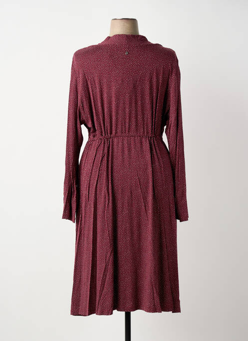 Robe courte manches longues manches longues rouge SHEEGO femme