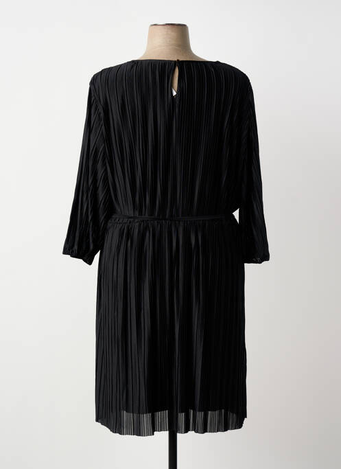 Robe mi-longue manches longues manches longues noir DAMART femme