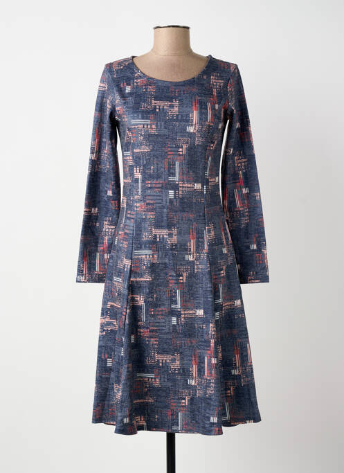 Robe mi-longue bleu DAMART femme