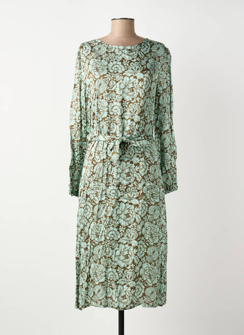 Robe mi-longue bleu LE PETIT BAIGNEUR femme