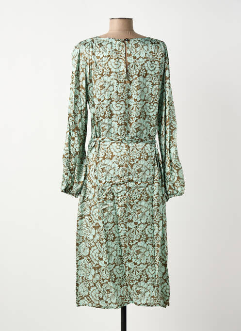 Robe mi-longue bleu LE PETIT BAIGNEUR femme