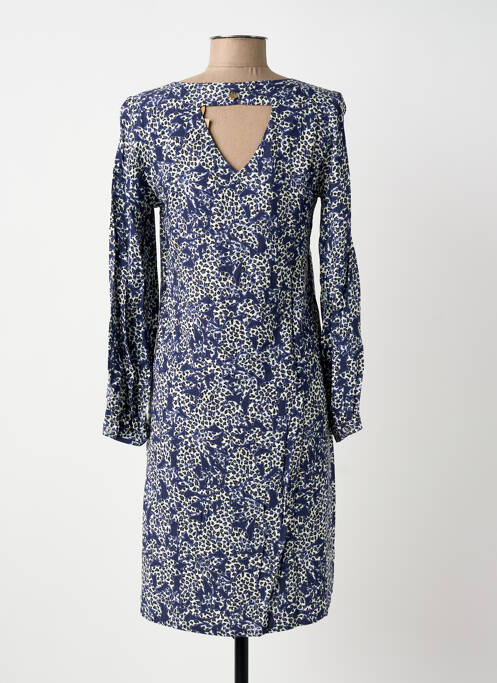 Robe mi-longue bleu LE PETIT BAIGNEUR femme