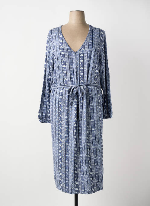 Robe mi-longue bleu SHEEGO femme