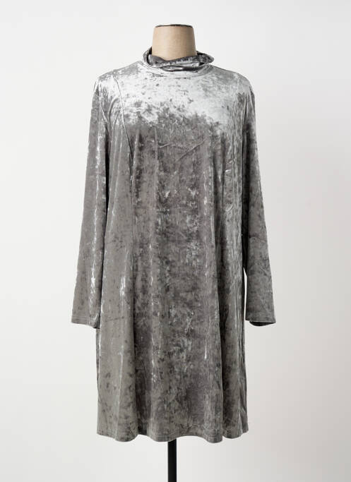 Robe mi-longue gris SHEEGO femme
