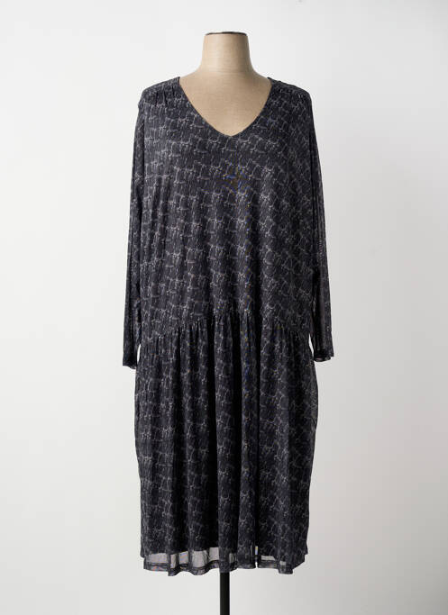 Robe mi-longue noir SHEEGO femme