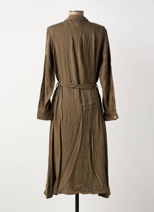 Robe mi-longue vert LE PETIT BAIGNEUR femme