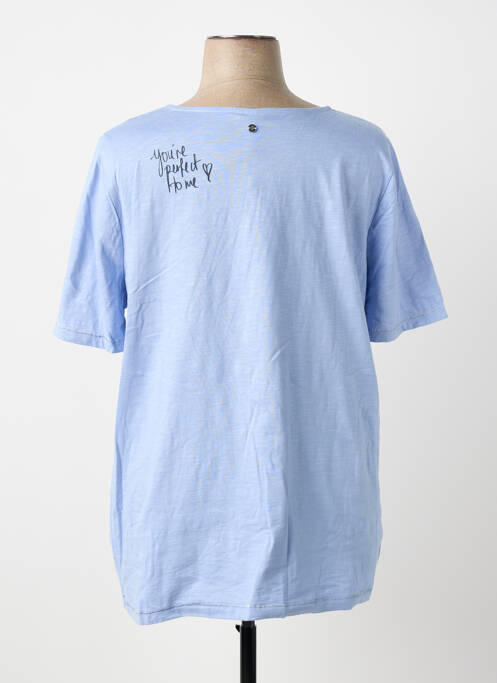 T-shirt bleu SHEEGO femme