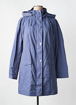 Parka manches longues sans capuche bleu SHEEGO femme