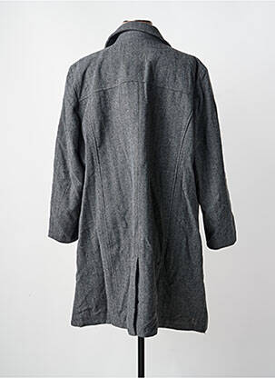 Manteau long coupe droite sans capuche gris SHEEGO femme
