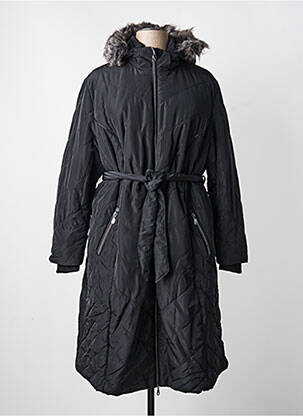 Doudoune poches a capuche noir SHEEGO femme
