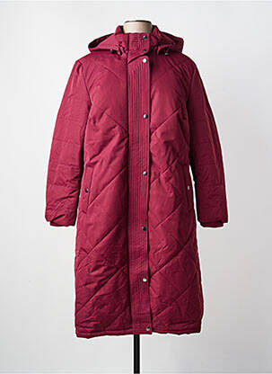 Doudoune poches a capuche rouge SHEEGO femme