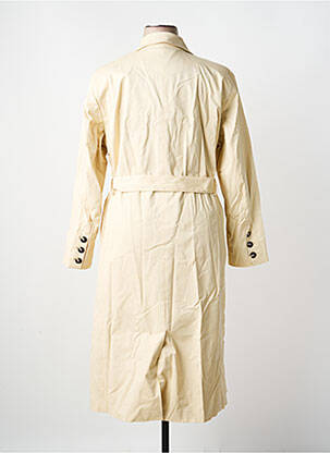 Trench poignets boutonnés sans capuche beige SHEEGO femme